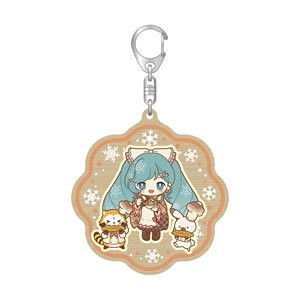 Snow Miku 2024 x Rascal Wood Key Ring [C] (Anime Toy)