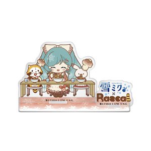 Snow Miku 2024 x Rascal Acrylic Diorama [A] (Anime Toy)