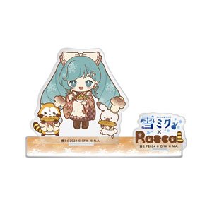 Snow Miku 2024 x Rascal Acrylic Diorama [C] (Anime Toy)