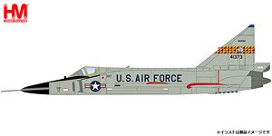 F-102A Delta Dagger 54-1373, 199th FIS, Hawaii ANG, 1960s (case X wing) (Pre-built Aircraft)