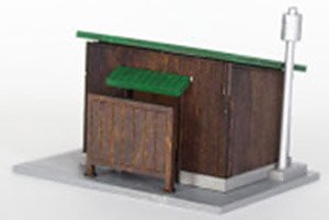 1/80(HO) HO Gauge Size Station Toilet B Kit (Unassembled Kit) (Model Train)