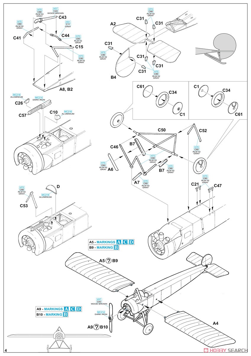 Fokker E.III Weekend Edition (Plastic model) Assembly guide3