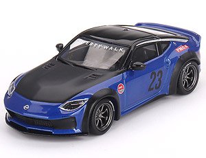 Nissan Z LB NATION WORKS Seiran Blue (LHD) (Diecast Car)