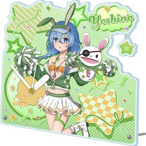 Date A Live IV [Especially Illustrated] Acrylic Table Clock [Yoshino] Cheergirl (Anime Toy)