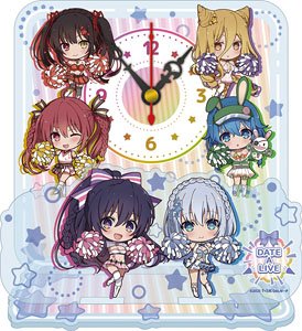 Date A Live IV Puchichoko Mini Acrylic Table Clock [Cheergirl] (Anime Toy)