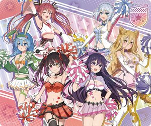 Date A Live IV [Especially Illustrated] Mouse Pad [Cheergirl] (Anime Toy)