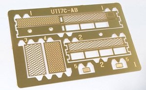 16番(HO) UT17C Type A/Bキット用縞鋼板セット (鉄道模型)