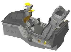 F-16C Block 42 from 2006 cockpit PRINT (for Kinetic) (Plastic model)
