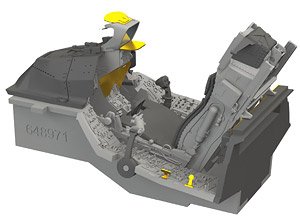 F-16C ブロック42 (2006年～) コックピット (キネティック用) (プラモデル)