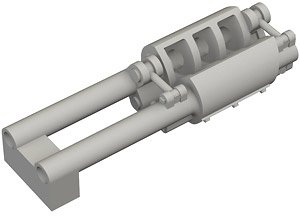 Su-25 gun muzzle PRINT (for Zvezda) (Plastic model)