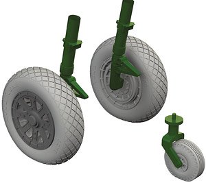 F4U Wheels (for Magic Factory) (Plastic model)
