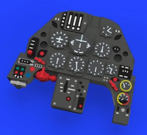 Bf109G-4「ルック」 計器板 (エデュアルド用) (プラモデル)