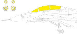 MiG-29K 「Tフェース」両面塗装マスクシール (ホビーボス用) (プラモデル)