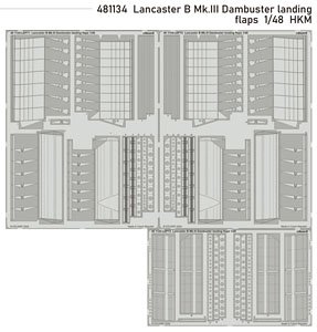 Lancaster B.Mk.III Dambuster Landing Flaps (for HKM) (Plastic model)