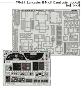 ランカスター B.Mk.III ダムバスター コックピットエッチングパーツ (HKM用) (プラモデル)
