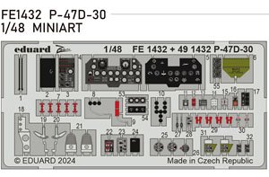 P-47D-30 ズームエッチングパーツ (ミニアート用) (プラモデル)