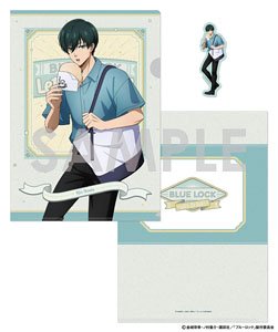 Blue Lock Clear File & Die-cut Sticker - Let`s Go Out! 2 - 6. Rin Itoshi (Anime Toy)