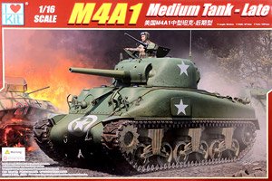 M4A1 Sherman Medium Tank - Late (Plastic model)