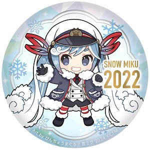 Snow MIKU2024 Puni Puni Can Badge 15th Memorial Visual 2022 Ver. (Anime Toy)