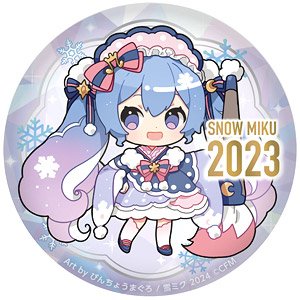 SNOW MIKU2024 ぷにぷに缶バッジ 15th メモリアルビジュアル 2023ver. (キャラクターグッズ)
