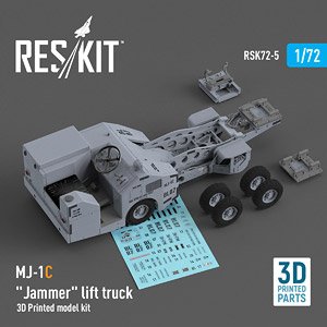 MJ-1C `JAMMER` LIFT TRUCK (3D PRINTED MODEL KIT) (Plastic model)