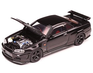 Nissan Skyline GT-R R34 Z-TUNE Black Pearl (Diecast Car)