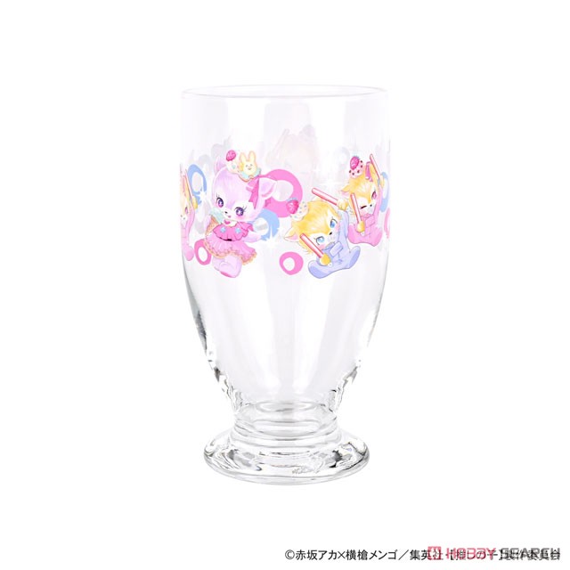 【推しの子】 MAKIコラボ アデリアレトロ台付グラス(アイ・アクア・ルビー) (キャラクターグッズ) 商品画像1