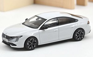 プジョー 508 GT ハイブリッド 2023 Okenite ホワイト (ミニカー)