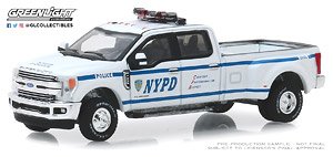 Dually Drivers Series 2 - 2019 Ford F-350 Dually - New York City Police Dept (NYPD) (ミニカー)
