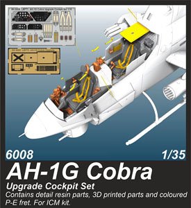 AH-1G Conra Upgrade Cockpit Set (for ICM) (Plastic model)