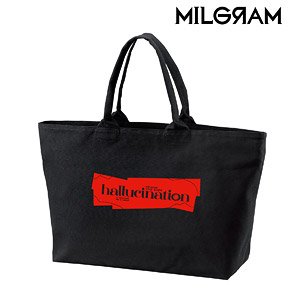 MILGRAM -ミルグラム- LIVE EVENT「hallucination」 ロゴ BIGジップトートバッグ (キャラクターグッズ)