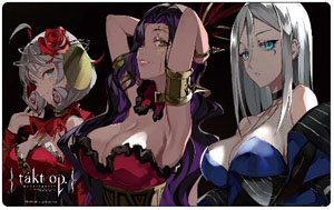 Rubber Desk Mat Collection Takt Op.: Destiny Within the City of Crimson Melodies Destiny & Carmen & Gekko (Card Supplies)