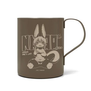 Made in Abyss: The Golden City of the Scorching Sun [Especially Illustrated] Nanachi Mogumogu Painted Layer Stainless Mug Cup (Painted) (Anime Toy)