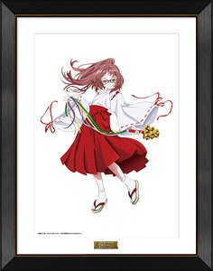 TVアニメ「好きな子がめがねを忘れた」 描き下ろしA3キャラファイングラフ【巫女服ver.】 (キャラクターグッズ)