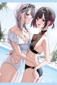 Minori Chigusa B2 Tapestry [Swimwear Ver.] (Anime Toy)