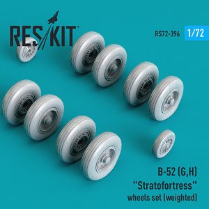 B-52 (G,H) `STRATOFORTRESS` WHEELS SET (WEIGHTED) (RESIN & 3D PRINTED) (Plastic model)