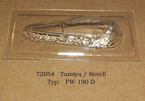Fw190D Canopy (for Tamiya / Revell) (Plastic model)