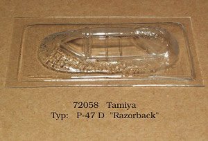 P-47D レザーバック (タミヤ用) キャノピー (プラモデル)