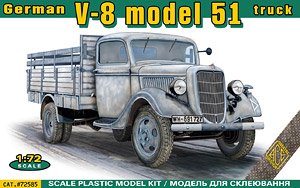 WW.II ドイツ軍 V-8 モデル51 トラック (プラモデル)