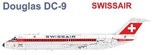DC-9-30 Swissair (Plastic model)