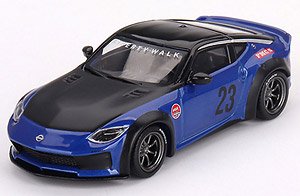 Nissan Z LB NATION WORKS Seiran Blue (LHD) [Clamshell Package] (Diecast Car)