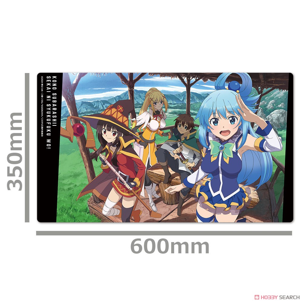KonoSuba: God`s Blessing on this Wonderful World! 3 Character Rubber Mat A (Anime Toy) Item picture3