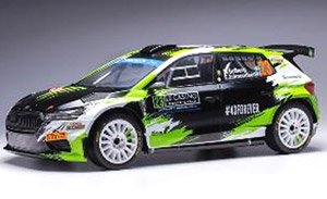 シュコダ ファビア Rally2 2023年モンテカルロラリー #23 O.Solberg/E.Edmondson (ミニカー)