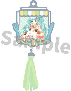 Snow Miku 2024 Stained Metal Charm 02 Silver (Anime Toy)
