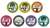 Blue Lock Trading Hologram Can Badge School Ver. (Set of 7) (Anime Toy) Item picture1