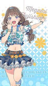 Love Live! Hasu no Sora Jogakuin School Idol Club Multi Tapestry Noren [Natsumeki Pain] Megumi Fujishima (Anime Toy)