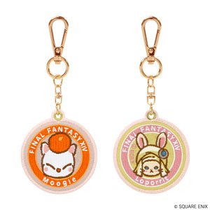 Final Fantasy XIV Wappen Key Ring Moogle & Loporrit (Anime Toy)