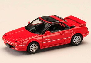 Toyota MR2 1600G-LIMITED SUPER CHARGER 1988 T BAR ROOF スーパーレッド II (ミニカー)