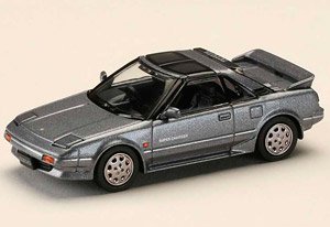 Toyota MR2 1600G-LIMITED SUPER CHARGER 1988 T BAR ROOF Gray Metallic (Diecast Car)