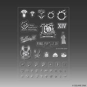 Final Fantasy XIV Fan Festival 2024 Metallic Sticker (Anime Toy)